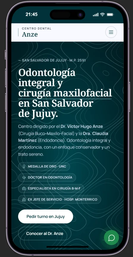 Portada en el celular