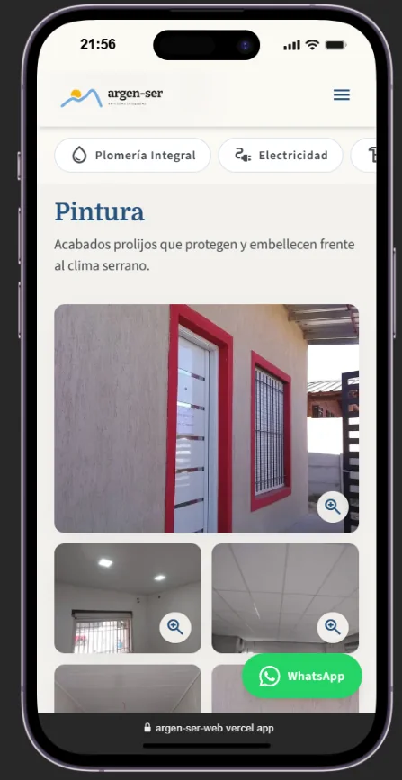 Servicios en el celular